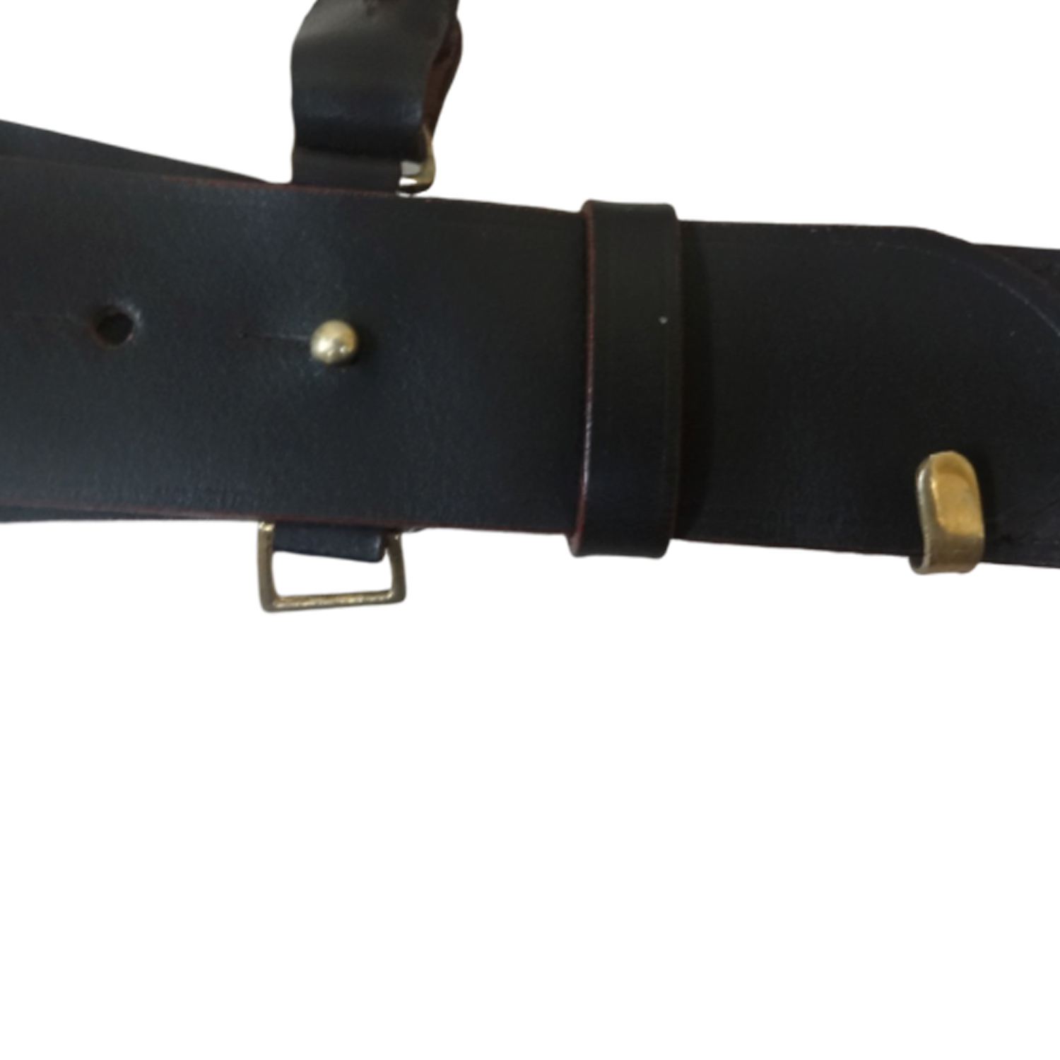 Sam Browne Belt w/Sword Frog,Shoulder Strap,Ammo Pouch & Holster Size Custom Eh8
